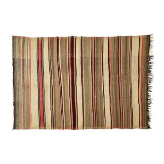 Tapis kilim artisanal anatolien 281 cm x 185 cm