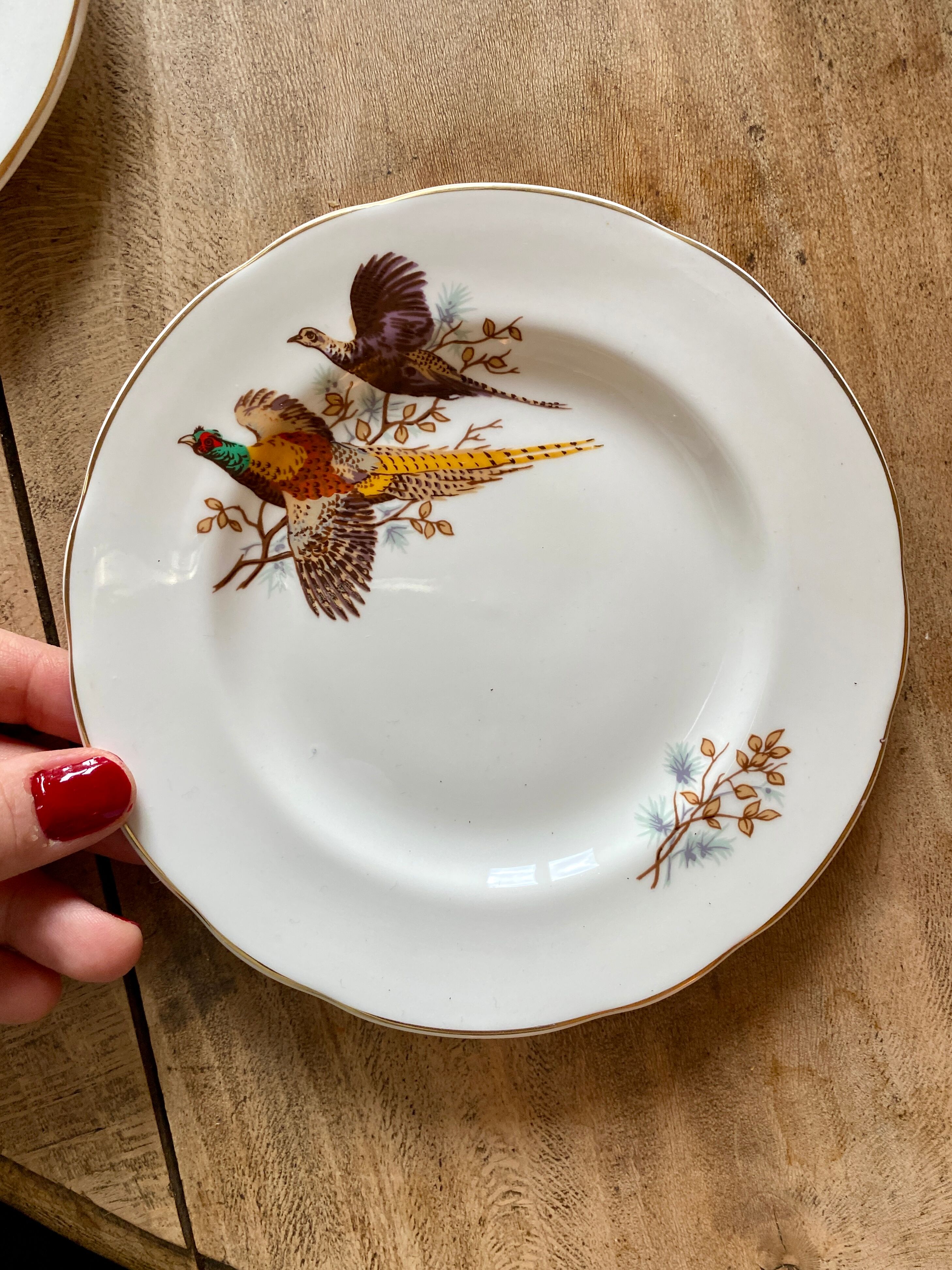 Set of 6 vintage dessert plates