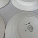 Lot of 4 antique earthenware plates from 1950, Saint Amand - plates bl