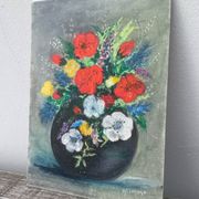 Flower bouquet painting
