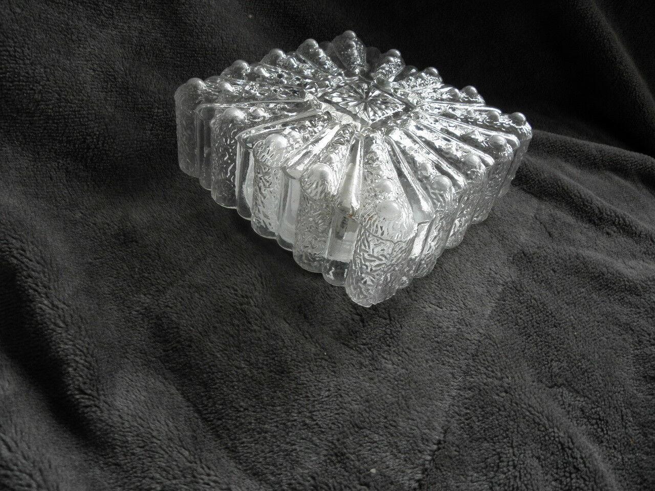 Square ceiling light imitation ice