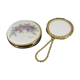 French Limoges porcelain pocket mirror