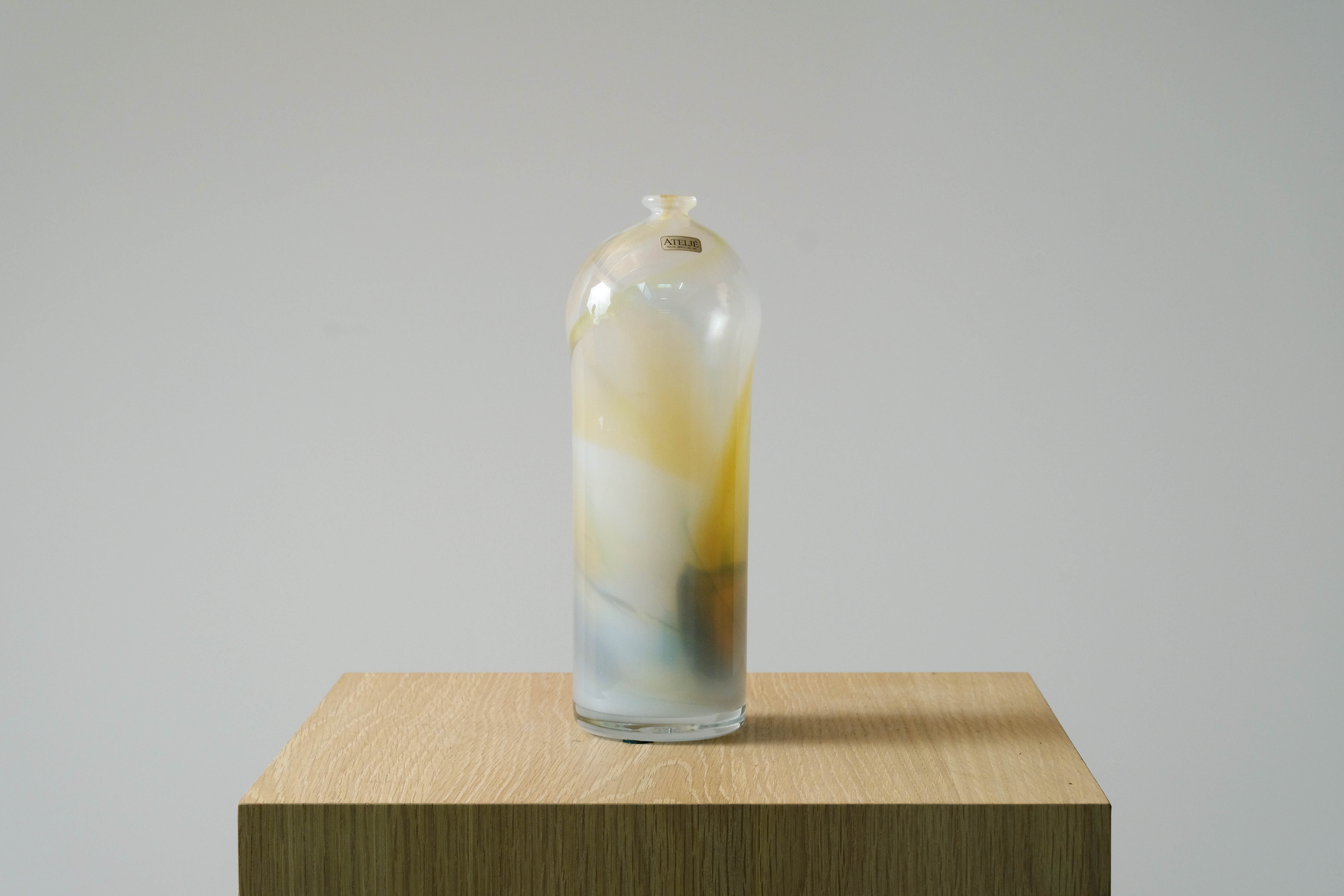 Ateljé glass soliflore by Bertil Vallien 1970's