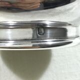 Crystal and silver toilet bottle Saglier Frères