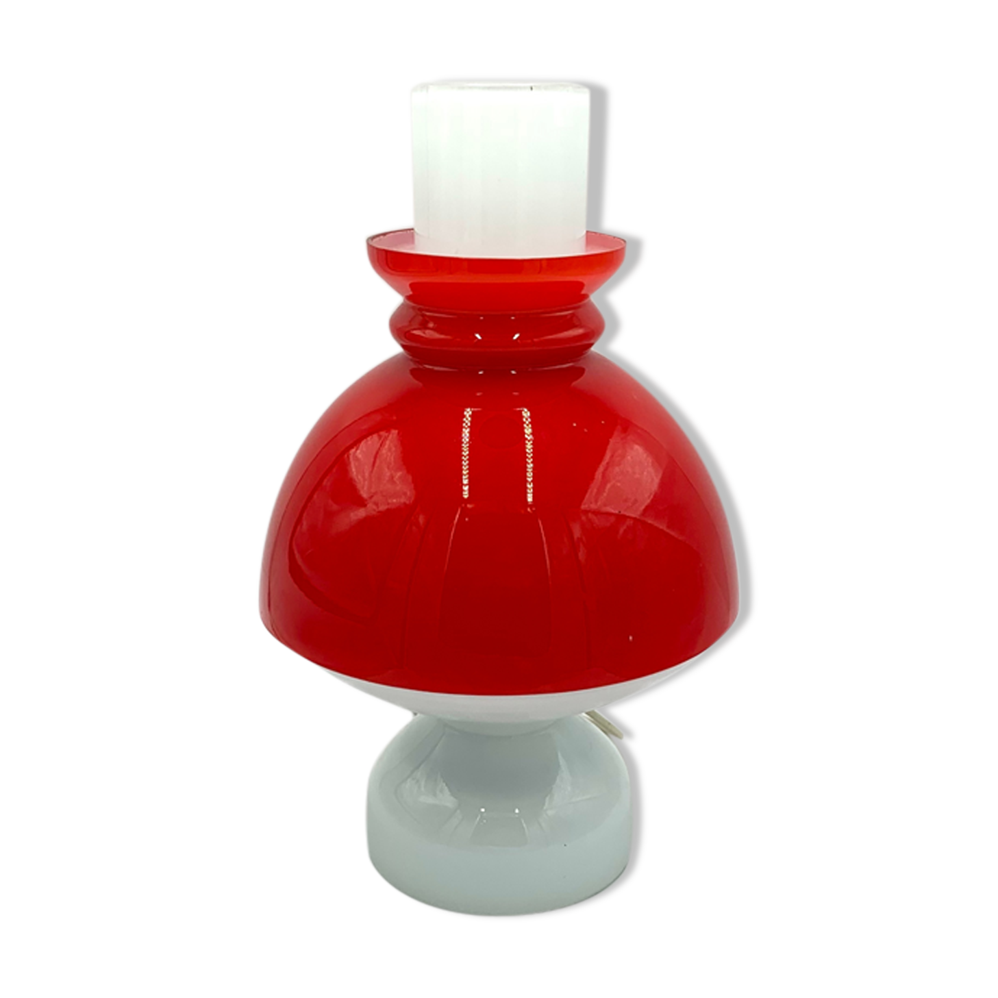 Glass table lamp, Czech Republic, 1960s