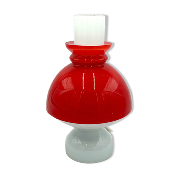 Lampe de table en verre, République tchèque, années 1960