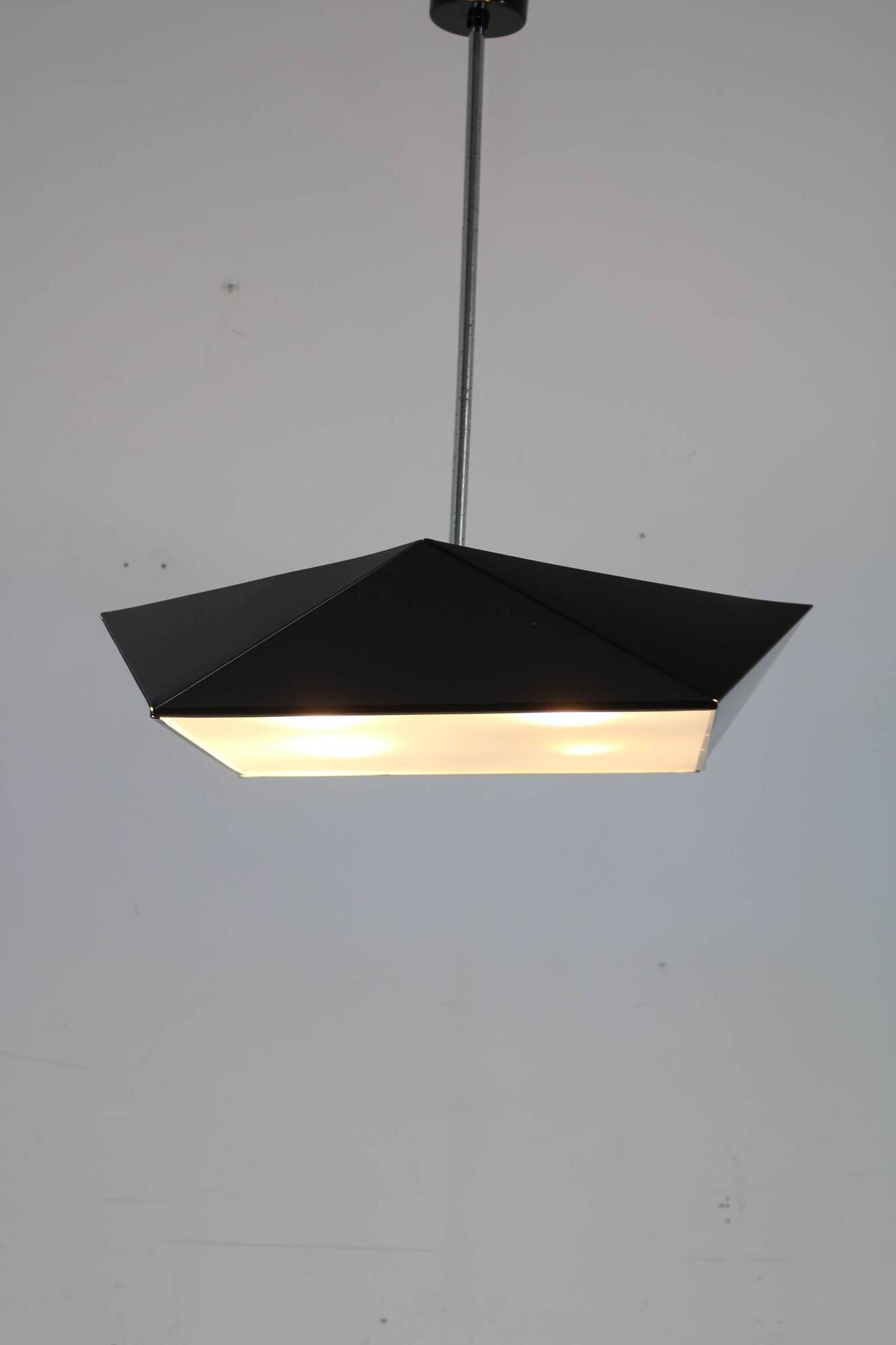 1970s Josef Hurka Rare Geometric Pendant Lamp for Napako, 6 items available