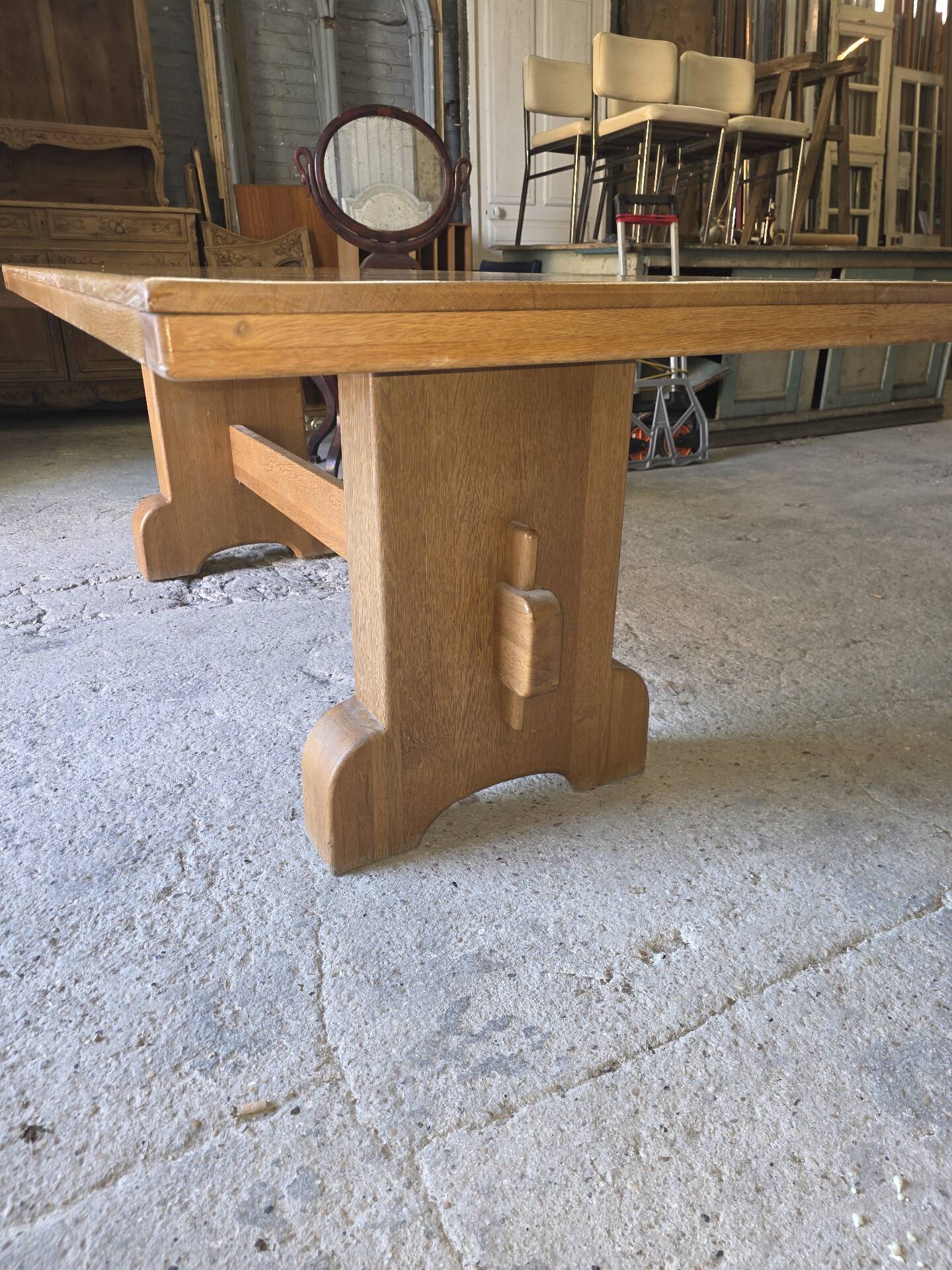 Oak farmhouse table