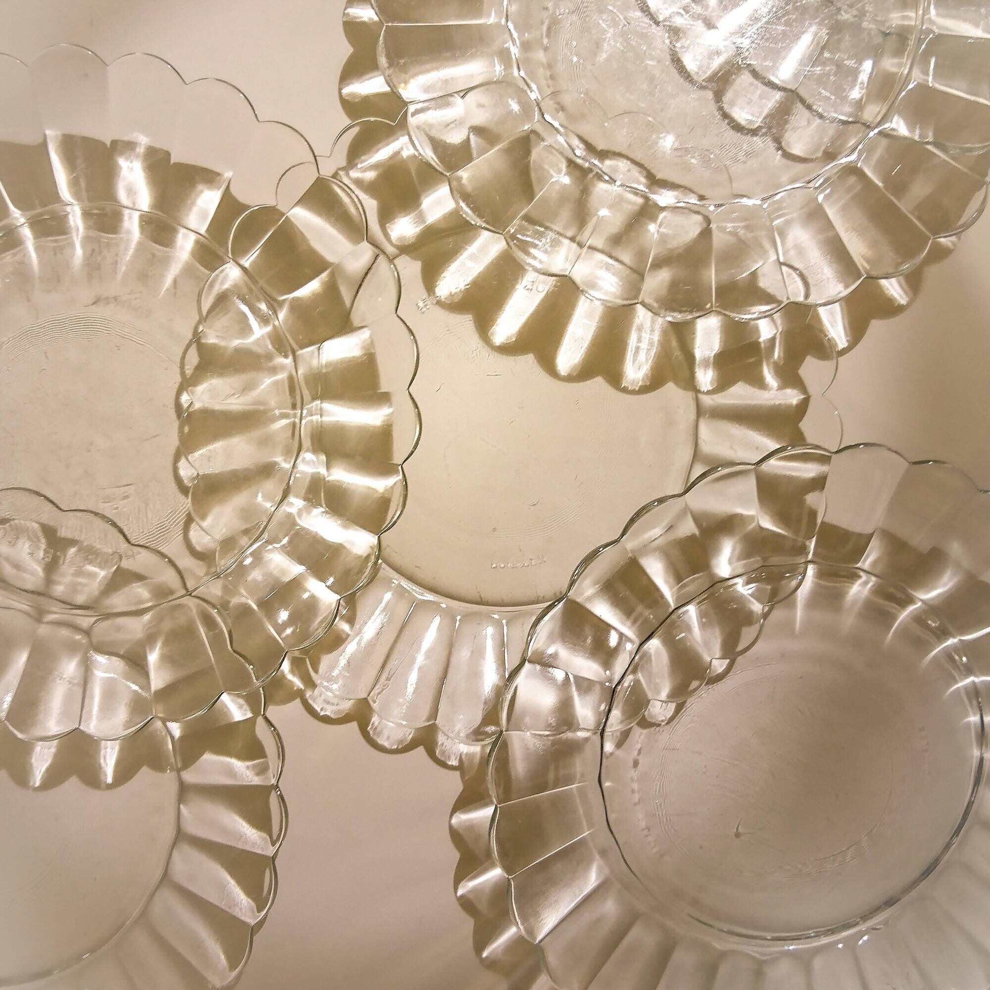 Set of 6 plates daisies duralex - oil lesieur