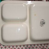 Magnificent compartmentalized dish from Obernai Sarreguemines