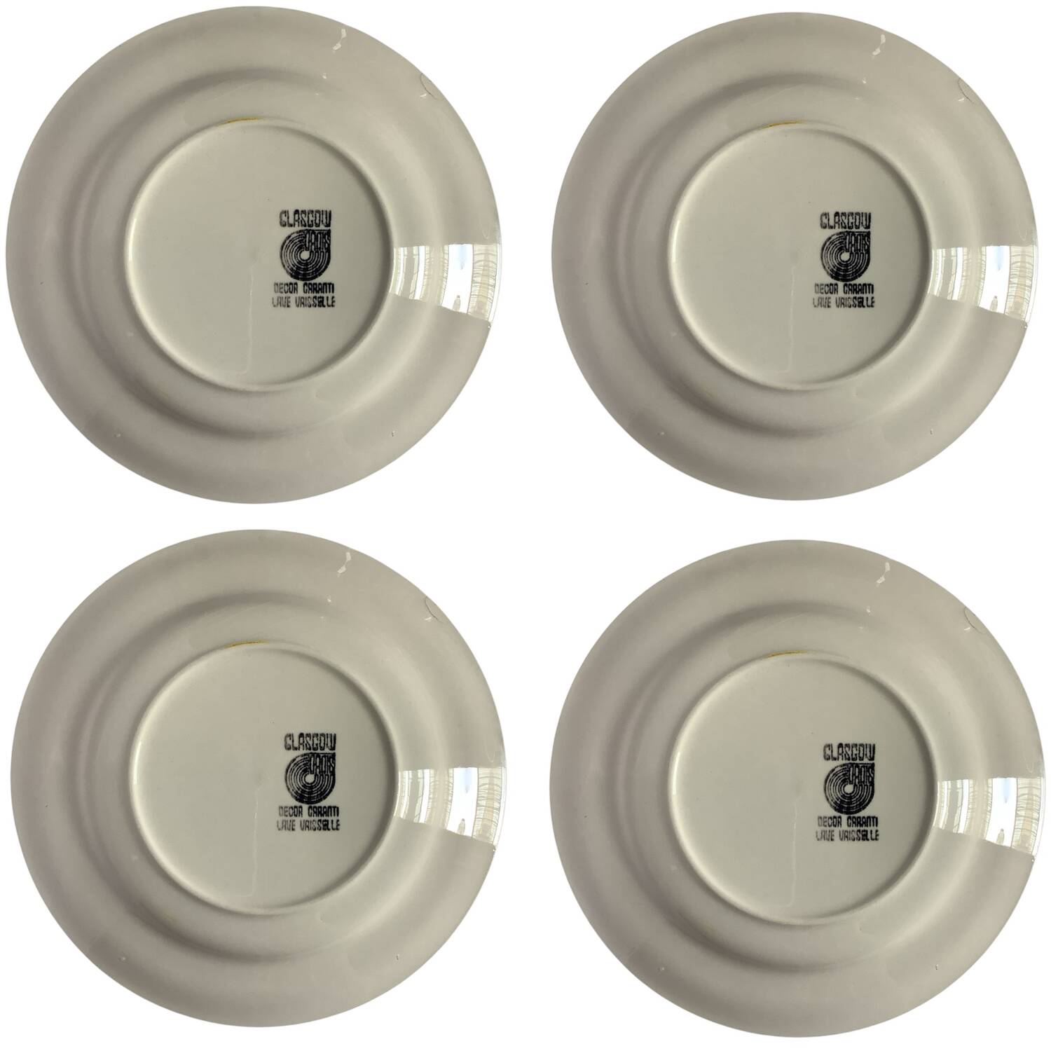 Set of 4 vintage Orois plates – 1950s