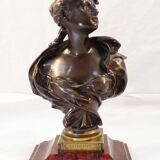 Bronze bust by Felix Pierre Richard 19th century