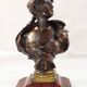Buste en bronze par Felix Pierre Richard 19ème siècle