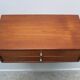 Floating wall shelf with drawers by Kai Kristiansen for Axel Kjersgaard, 1960s