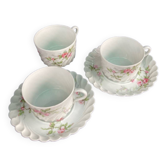 Limoges Haviland 19th/20th century cups and saucers