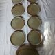 8 flat plates and 1 Vallauris dish
