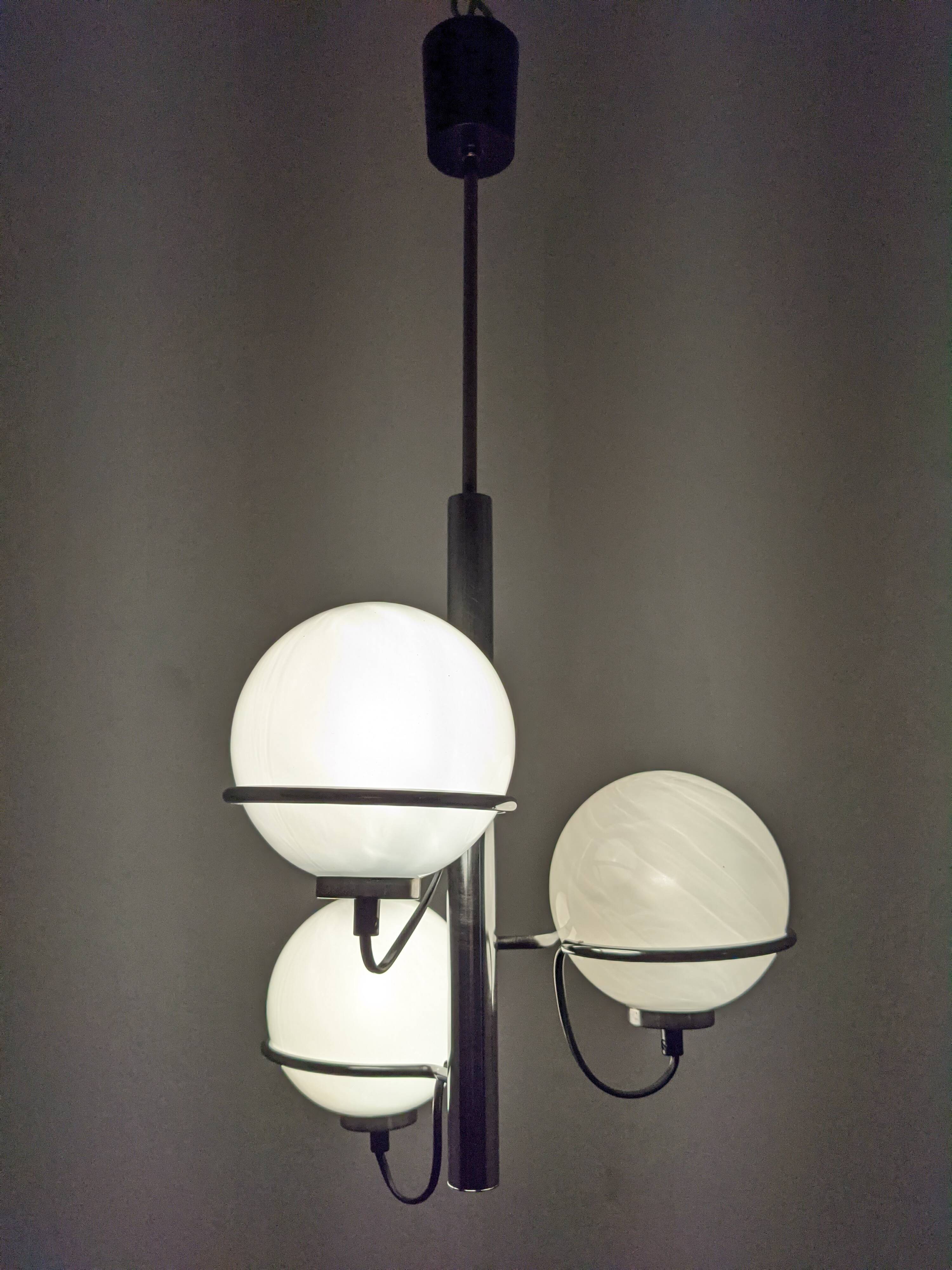 70s space age chandelier