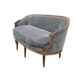 Louis XVI period sofa in basket