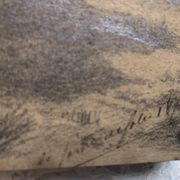 Collage drawings in graphite and white chalk 1872