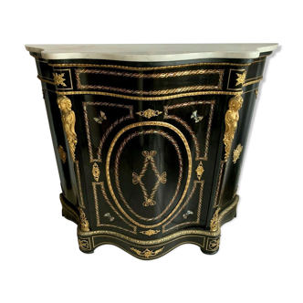 Meuble galbé a hauteur d'appui Napoléon III buffet Napoléon III XIX siècle