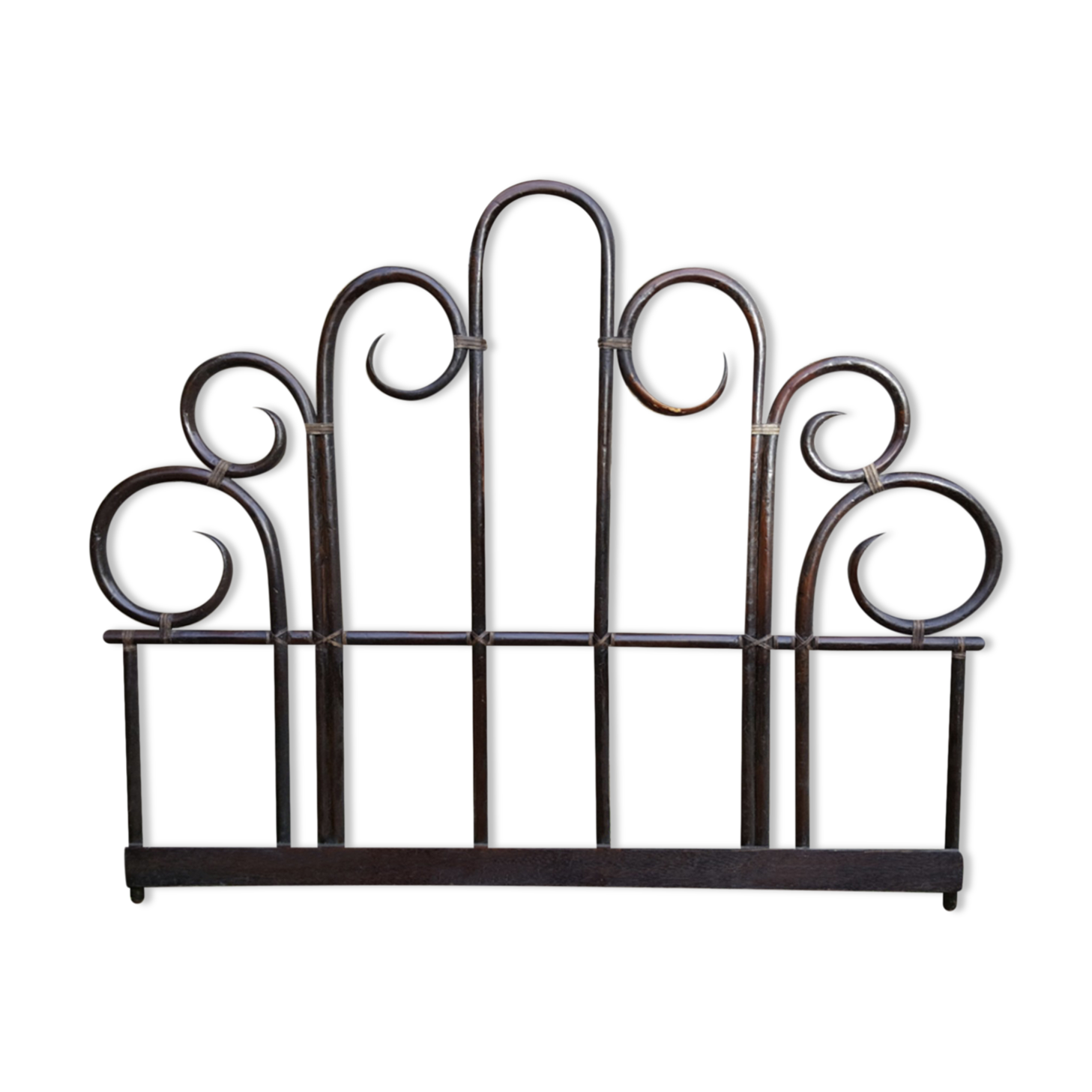 Vintage bamboo headboard 140 cm