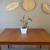 Vintage teak table with extensions