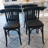 Set of 4 vintage bistro chairs from the 1970s