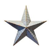 Blue amish star 30cm