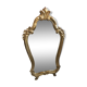 Miroir de style Louis XV doré 48x81cm