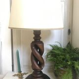 Vintage wooden lamp 47cm