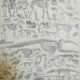 Lithographie sur les squelettes de 1928