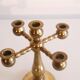 Vintage Scandinavian brass chandelier 1970