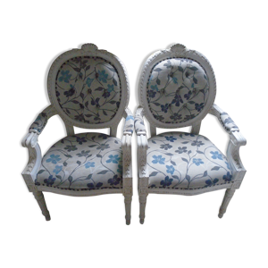 paire de fauteuils de