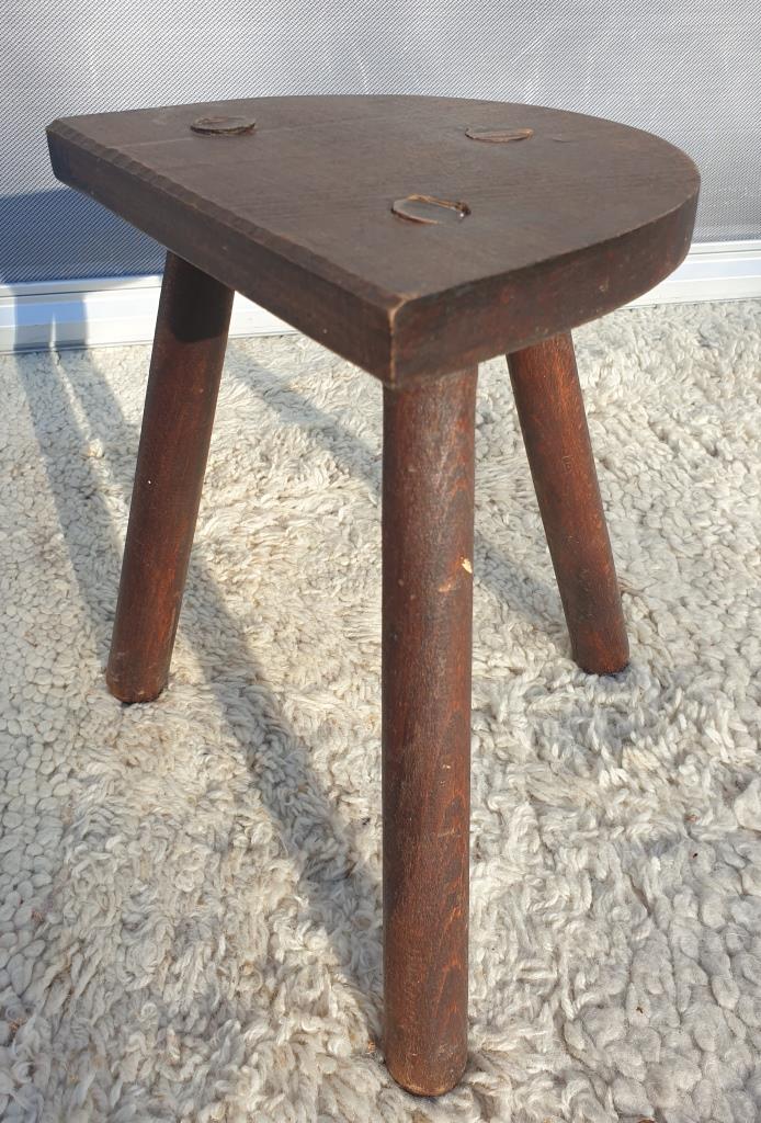 Set 2 nature deco milking stools