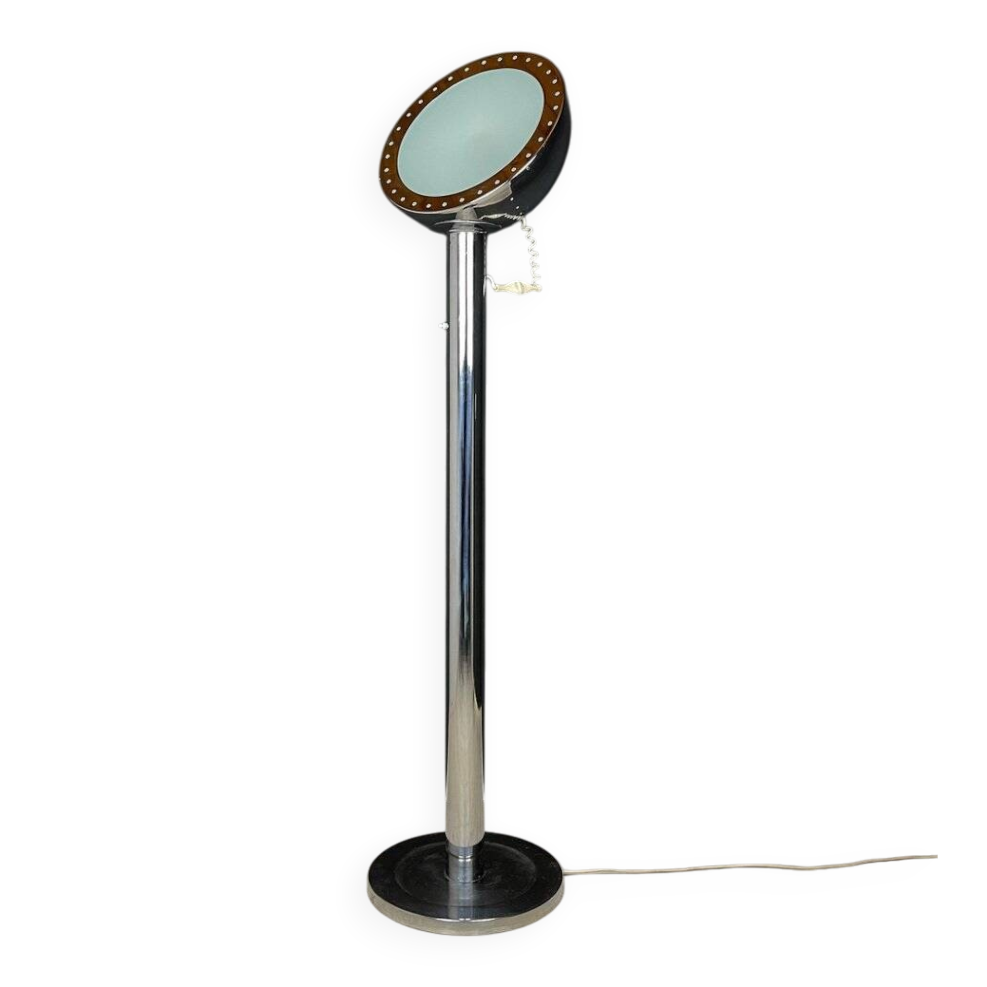 Metal floor lamp with magnet by Goffredo Reggiani, Italy, 1960s.