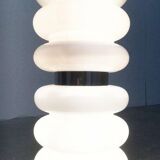 Mid-century space age glass floor lamp by Carlo Nason for JBS, 1960s.