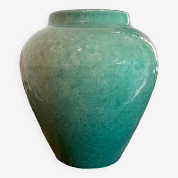 Glazed ceramic vase