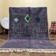 Handmade Berber rug in wool 3 x 2 m