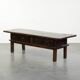 Table basse en bois de châtaignier du XVIIIe siècle d'Europe du Sud