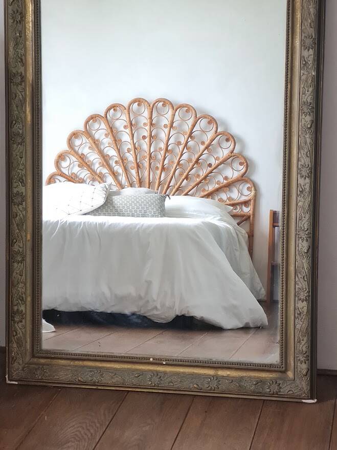 Large Louis Philippe mirror 137 x 83