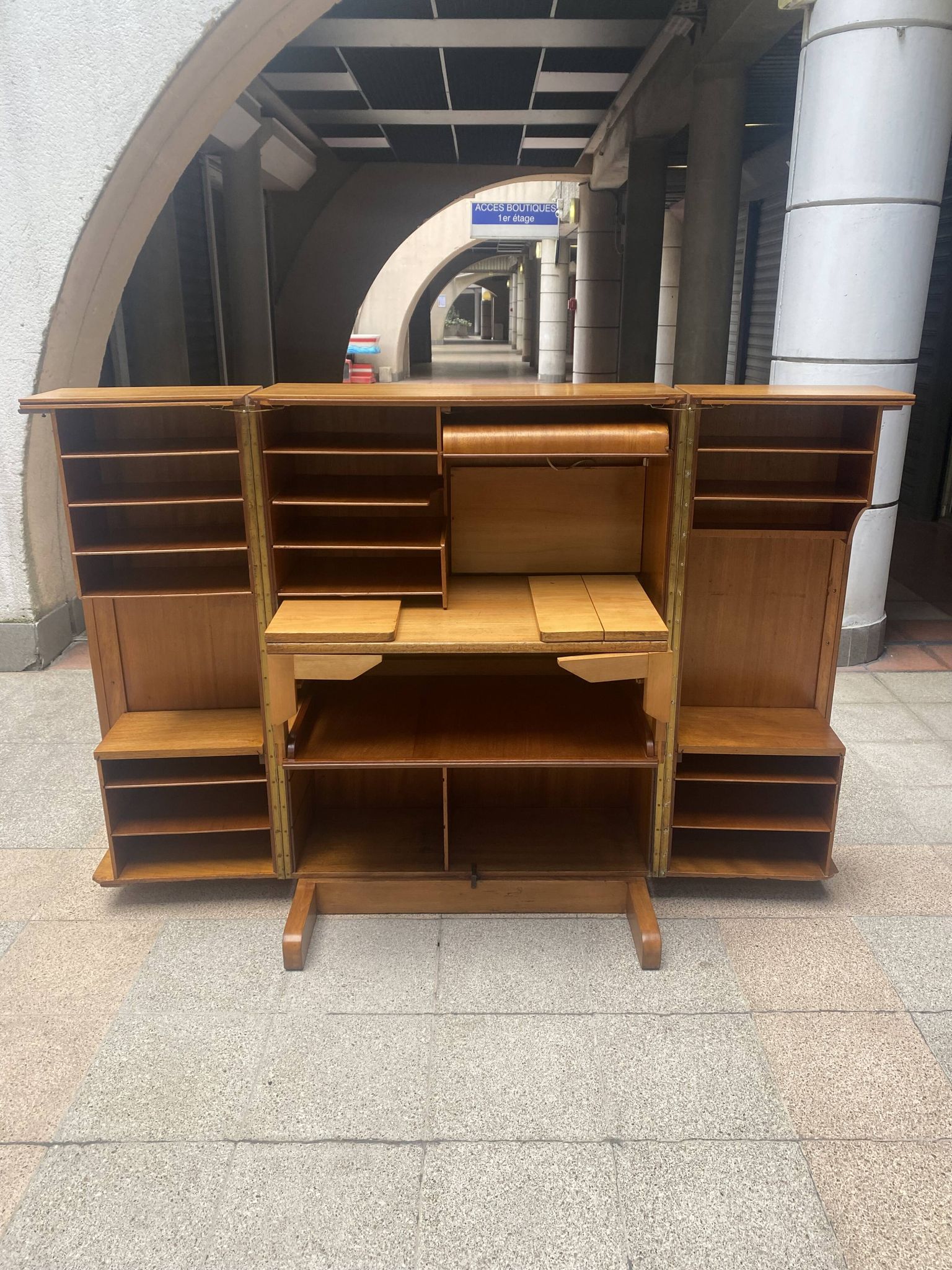 Mahogany cabin desk - 1930s/40s