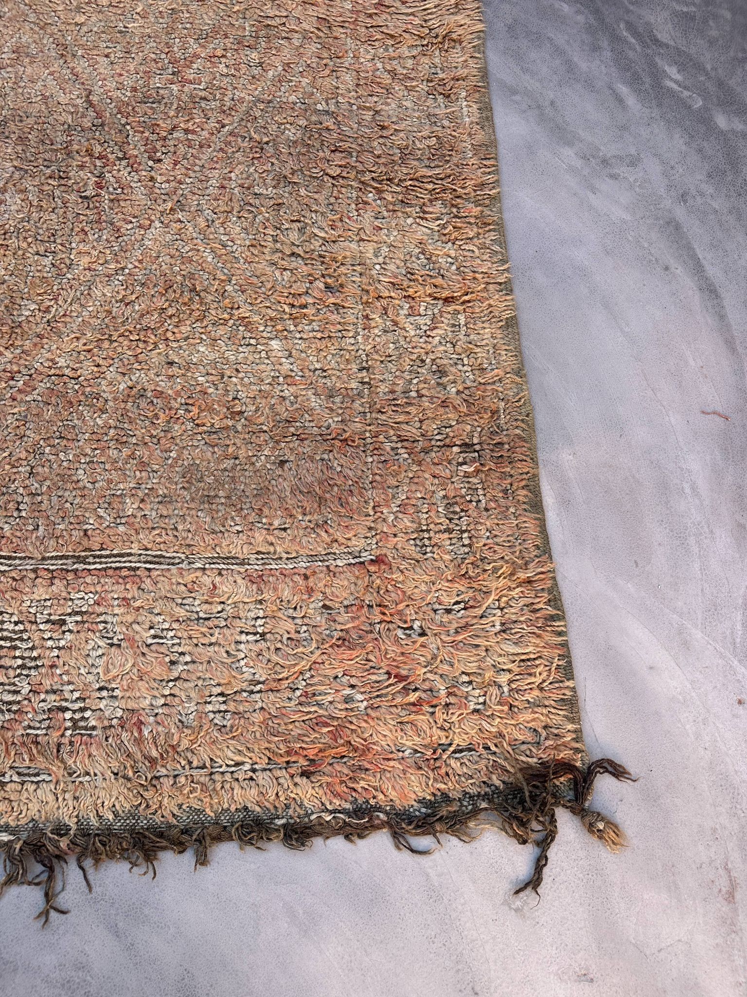 Tapis Marocain Beni M'Guild beige -  314 x 192 cm