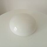 Vintage ceiling light in opaline from the 1960s.