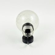 Set of 3 Vintage Glass Wall Lights from Limburg, Germany, 1970s/1980s