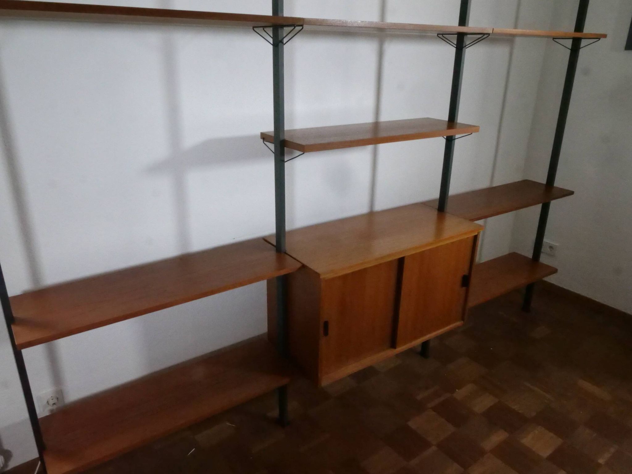 Mid-Century Teak Modular Shelf System by Olof Pira, Sweden, 1960s