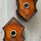 Pair of Fat Lava wall lights