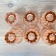 Set of 6 Luminarc pink star lenses