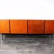 Vintage rosewood veneer sideboard by Musterring International, 1960s