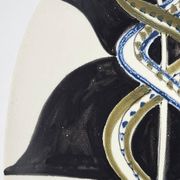 Cup Vide Poche Roger Capron Serpents decor ceramic France 1950