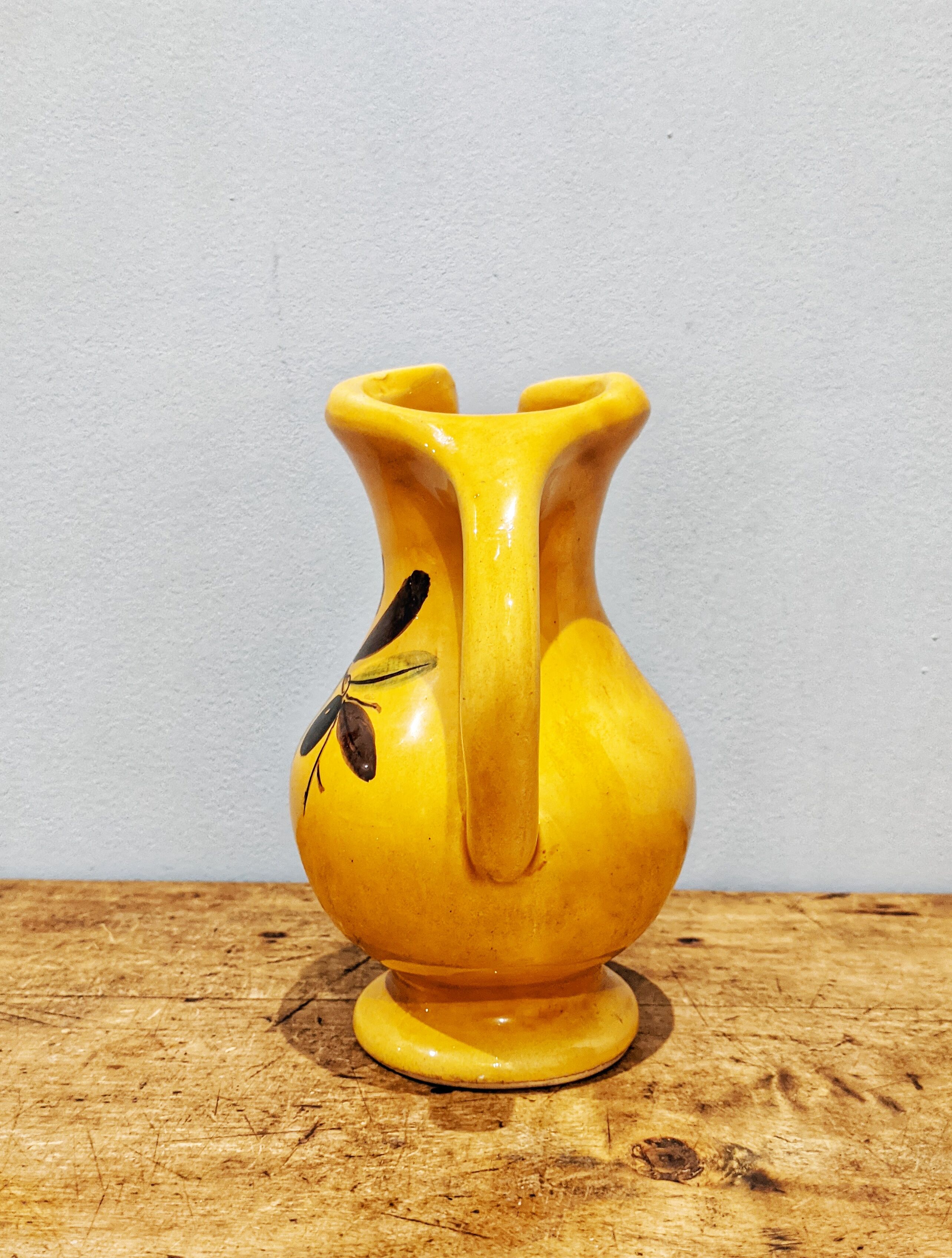 Provencal pitcher signed Vallauris